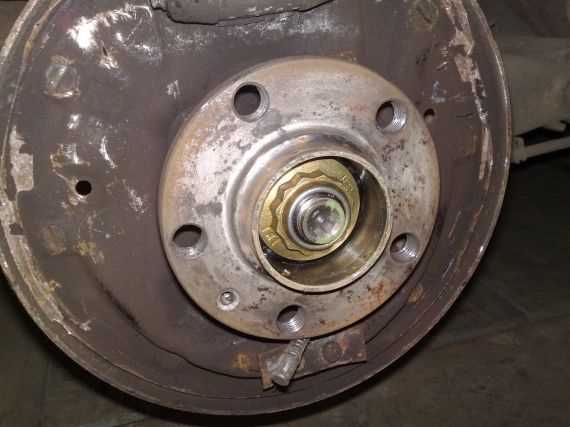 Определение состояния тормозного механизма перед снятием